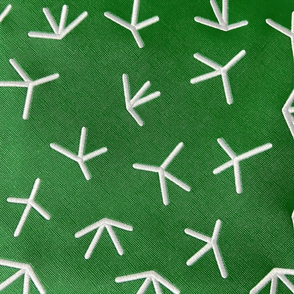 NWOT Studio DIY cactus clutch with pom poms - Picture 2 of 3